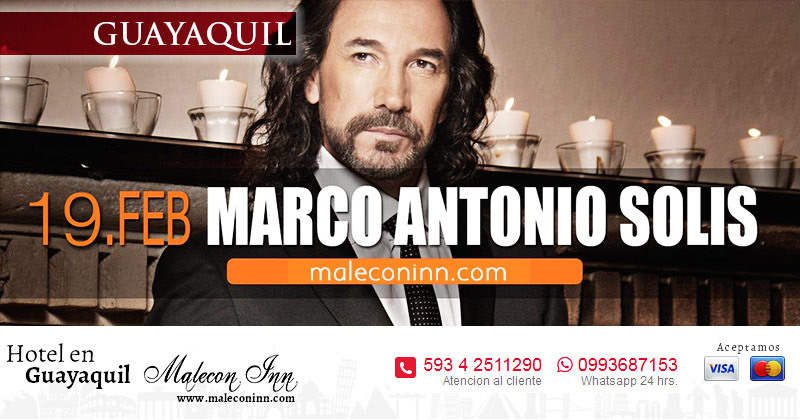 Marco Antonio Solís 2019 Hoteles para el concierto