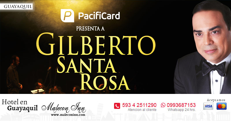 Gilberto Santa Rosa junto a la Orquesta del Teatro Centro de Arte